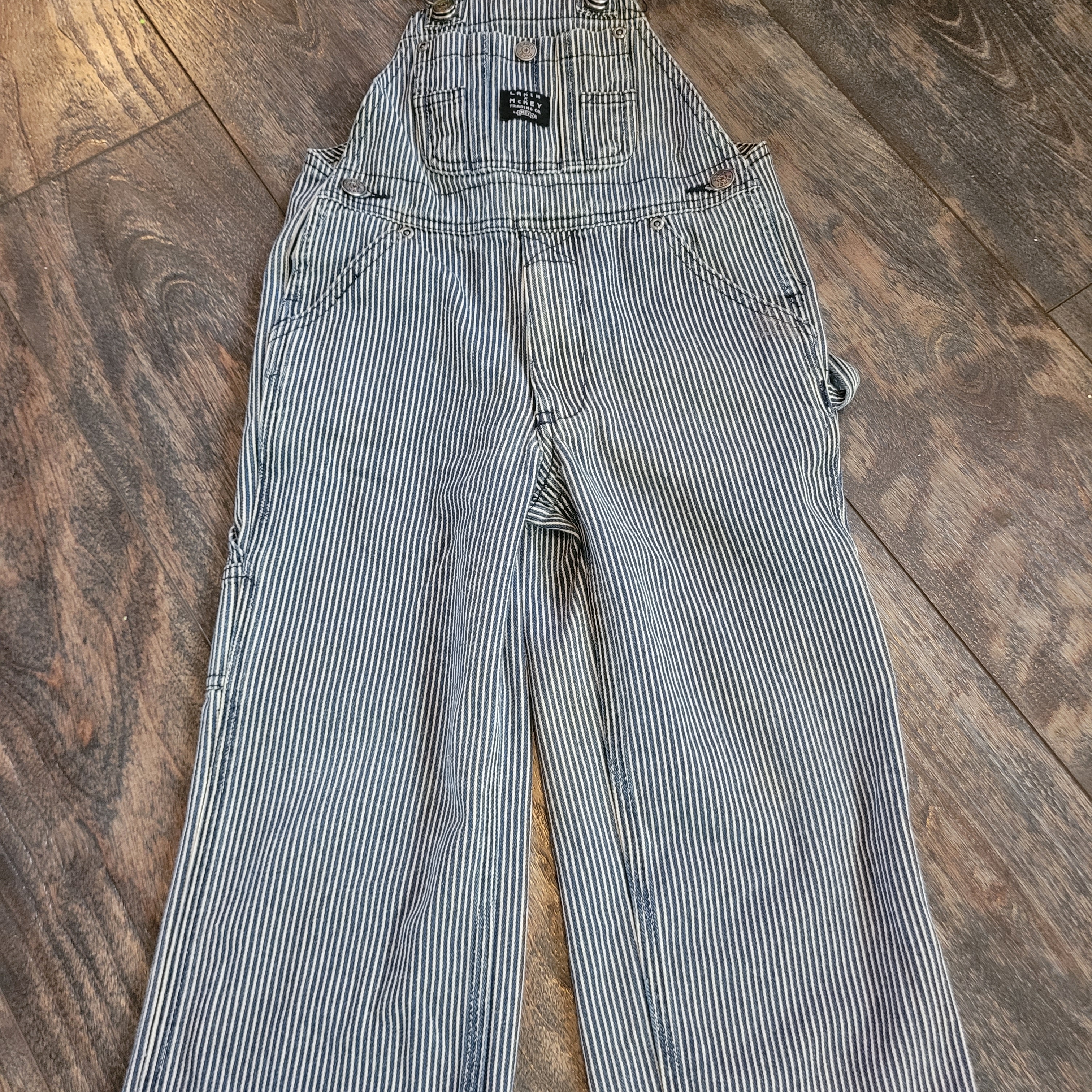 Lakin Mckey Striped Overalls Lakin Mckey Striped Overalls